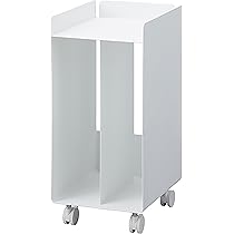 towerツーウェイプリンター収納ラックホワイトキャスター付き山崎実業 ツーウェイプリンター収納ラック タワー tower 山崎実業 - 山崎