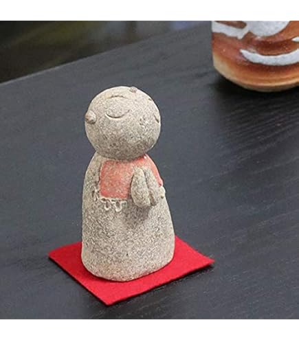 Amazon.co.jp: 信楽焼 お地蔵様 置き物【夫婦地蔵 me-0012】守り神 お