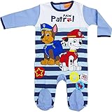 パウ・パトロール ベビー・赤ちゃん用 ボディースーツ ロンパース パジャマ (18ヶ月) (ブルー)