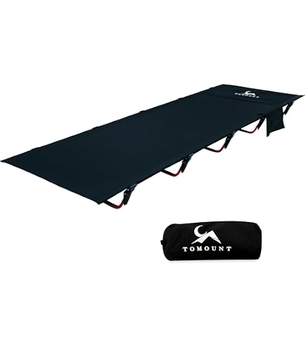 Amazon | TOMOUNT アウトドアベッド キャンプコット 折りたたみ ベッド