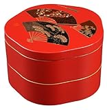 まえじゅう漆器 兼六 5.0 梅 二段重 6R-521