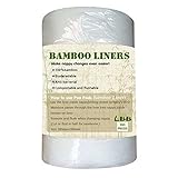 LBB(TM) Bamboo Biodegradable Flushable Diaper Nappy Liners [並行輸入品]