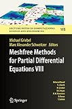 Meshfree Methods for Partial Differential Equations VIII (Lecture Notes in Computational Science and Engineering)