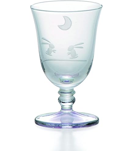 Amazon.co.jp: 大塚硝子 「 月うさぎ 」 日本酒 グラス ぐい呑み 約
