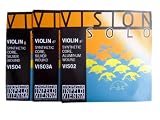バイオリン弦 Thomastik Vision/ヴィジョン SOLO VIS02+03A+04 4/4セット ヴィジョン ソロ A/D/G弦セット