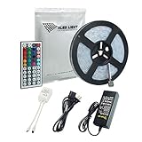 ALED LIGHT? 5M SMD 5050 300leds Waterproof Flexible RGB Color Changing LED Strip Light Tube + 44 Key