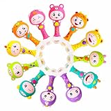 Chinese ZodiacダイナミックリズムスティックプラスチックBaby Rattles