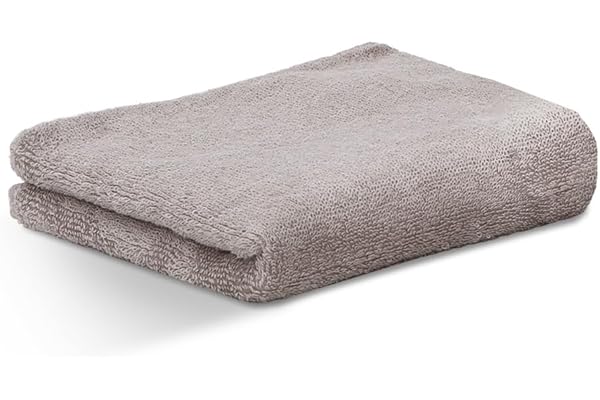 アイリスプラザ フェイスタオル 1枚 ライトグレー 軽量速乾 タオル 綿 ふわふわ高速吸収 耐久性