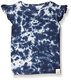 Burt 's Bees Baby Girls ' Tie Dye Organic Flutter Tee