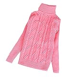 (コ-ランド) Co-land セーター ニット キッズ 子供服 女の子 長袖 タートルネック 女の子ニット ガールズ 秋冬トップス プルオーバー 女児 カジュアル ピンク 24