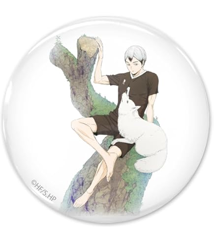 Amazon.co.jp: 【公式】コスパ ハイキュー!! 角名倫太郎 65mm缶バッジ