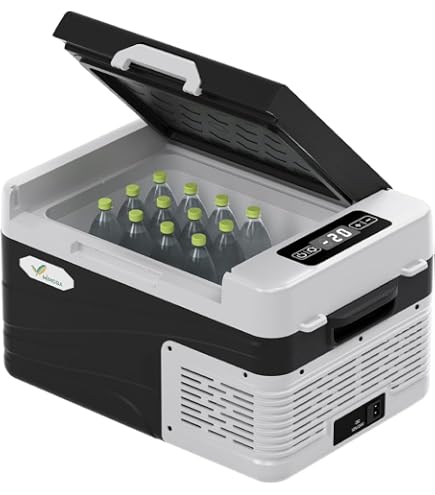 Amazon.co.jp: ポータブル 車載冷蔵庫 バッテリー内蔵 12L/18L/25L