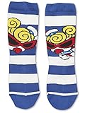 (ヒステリックミニ) Hysteric Mini SAILOR MINI 太ボーダー柄クルーソックス 22-24cm ブルーxホワイト