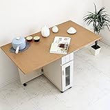 カウンター収納 キッチンカウンター カウンターワゴン 間仕切り 幅125cm キッチン収納