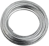 National Hardware V2565 #4 x 25' Heavy-Duty Braided Wire in Galvanized [並行輸入品]