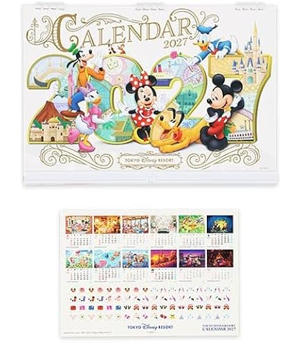 Amazon | ダッフィー＆フレンズ 卓上 カレンダー 2027年（令和9年