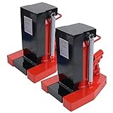 油圧式 爪付きジャッキ レッド 爪部約25t 頭部約50t 2台 セット 油圧ジャッキ 爪ジャッキ ボトルジャッキ 爪式 ジャッキ 手動 ジャッキアップ 爪付 爪つき つめ付き ツメ付き 工具 修理 