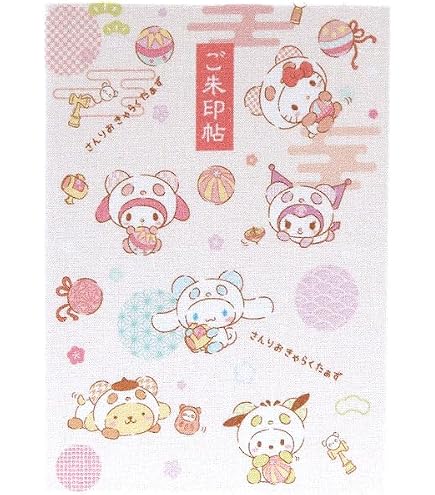 サンリオ 御朱印 4枚セット Amazon.co.jp: HollyHock 【大判】サンリオキャラクターズ御朱印帳
