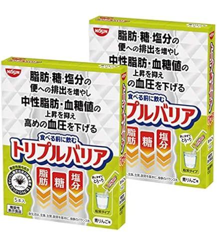 Amazon.co.jp: 日清食品 トリプルバリア 甘さすっきりレモン味 7g×5本