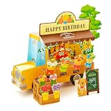 サンリオ バースデーカード 花屋移動販売車 グリーティングカード 海外輸送可 BD161-3 SANRIO 950556