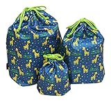 ニックナック POETIC 巾着3枚セット ギルバート(キリン)