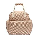 Lovoski 防水　ナイロン　大容量　ポケット　バッグ　ショルダーバッグ　トートバッグ　マザーズバッグ　全4色 - オフホワイト