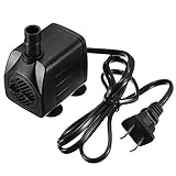 ホット販売水族館水槽噴水水耕tk1063水中ポンプ水フィルター エア ・ ウォーター ポンプ防水-black, large