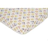 Disney Baby Peeking Pooh and Friends Fitted Crib Sheet by Disney [並行輸入品]