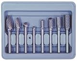 Astro Pneumatic 2181 Double Cut Carbide Rotary Burr Set with 1/4-Inch Shank [並行輸入品]