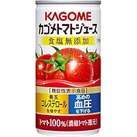 カゴメ トマトジュース 食塩無添加 190g&times;30本 [機能性表示食品]