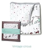 エイデンアンドアネイ ミニブランケット 厚手 おくるみ ドリームブランケット 出産祝い ガーゼケット 【並行輸入品】 Vintage circus