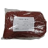 東京戸張 フラワーネット Cタイプ 20cm角目 4目×100m [茶色/400d×24本撚り] C204 522224