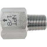 ASOH(アソー) ステンレス製 変換内外ソケット 外PT1/8×内NPT1/8 NF8311
