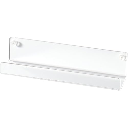 無印良品 壁に付けられるアクリルディスプレイ コの字型 約幅22×奥行6×高さ2.5/5cm NDG24A3A