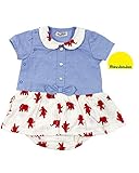 【子供服】 moujonjon (ムージョンジョン) 動物シルエット柄ブルマオール 70cm，80cm M34735