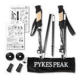 トレッキングポール 【2019年最新 折りたたみ式 コンパクト最小35cm】登山ストック 伸縮...