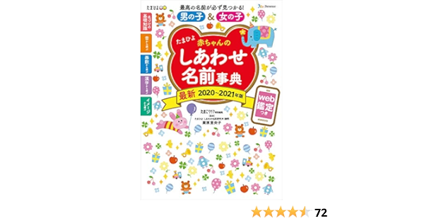 たまひよ赤ちゃんのしあわせ名前事典 21年版 里央子 栗原 たまごクラブ 本 通販 Amazon