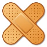 Radiant Sticker 絆創膏デザイン マグネット｜X型バンデージ風｜車のキズ隠し・デコ用｜取り外し簡単・再利用可｜屋外対応フレキシブルマグネット｜152mm