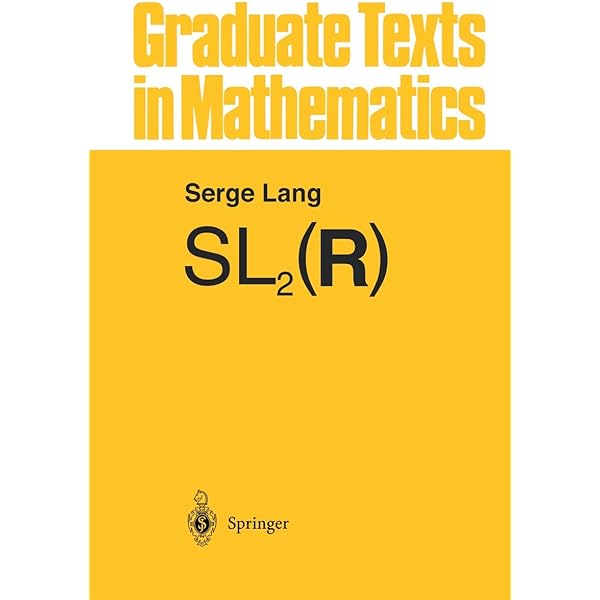 Amazon | SL2 (R) (Graduate Texts in Mathematics, No.105) | Lang, S