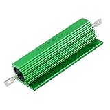 SODIAL(R) 100W 4 Ohmスクリュータップ付きアルミハウジング巻線抵抗器　2個