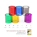 (7個セット) Topuro Subtank Mini C Pyrexガラスチューブの交換7種類の色