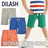 (ディラッシュ) DILASH es4 ヴィンテージ風綿麻キャンバスハーフパンツ 80 オレンジ