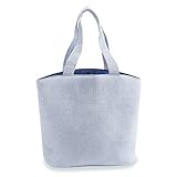 Mud Pie Seersucker Tote Diaper Bag, Navy by Mud Pie