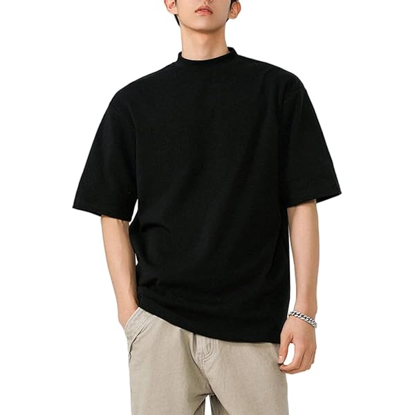 Amazon.co.jp: 8G SHOOT ロゴプリント モックネック ゴルフ ウェア XL