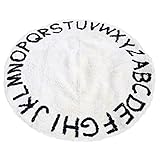 プレイマート　ルームマット　遊びマット　ベビー用品　子供部屋用　円形　ソフト　柔らかい　多機能　コットン