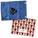 日本製 ＜ミッフィー・ディックブルーナ＞ブラック・ベア ゼンマイ よだれパッド 2P ブルー 赤ちゃん 出産祝い ベビー 抱っこひも よ リバーシブル