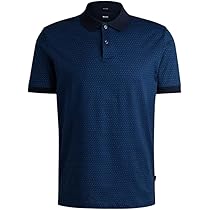 HUGO BOSS ヒューゴボス 半袖ポロシャツ 紺 ゴルフウェア メンズ HUGO BOSS ヒューゴボス 半袖ポロシャツ 紺 ゴルフウェア メンズ