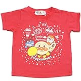 【本体綿100％】2017年 夏物 アンパンマン 天竺 光るＹＯ オールスター 半袖Ｔシャツ Anpanman ピンク◇80cm