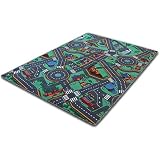 Children's Play Mat Carpet - My Town, 40" x 66" | 4 sizes available [並行輸入品]