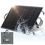 DaranEner ソーラーパネル 100W 折りたたみ式 太陽光パネル 高変換効率 MC4出力ポート PD 60W QC 18W
